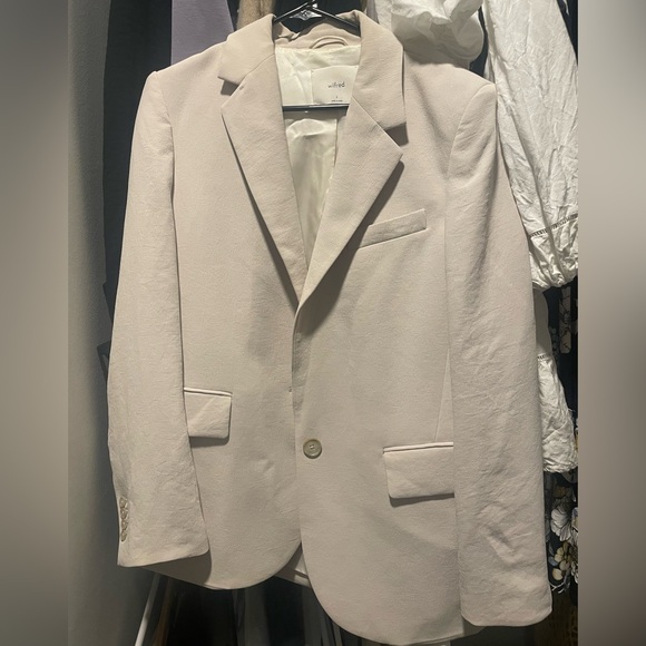 Wilfred Nostalgia Blazer in Bone - Picture 2 of 3